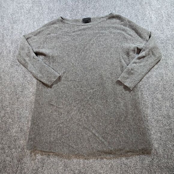 J. Crew Sweaters - J.Crew Italian Cashmere Gray Crewneck Sweater Womens XXS Soft Knit